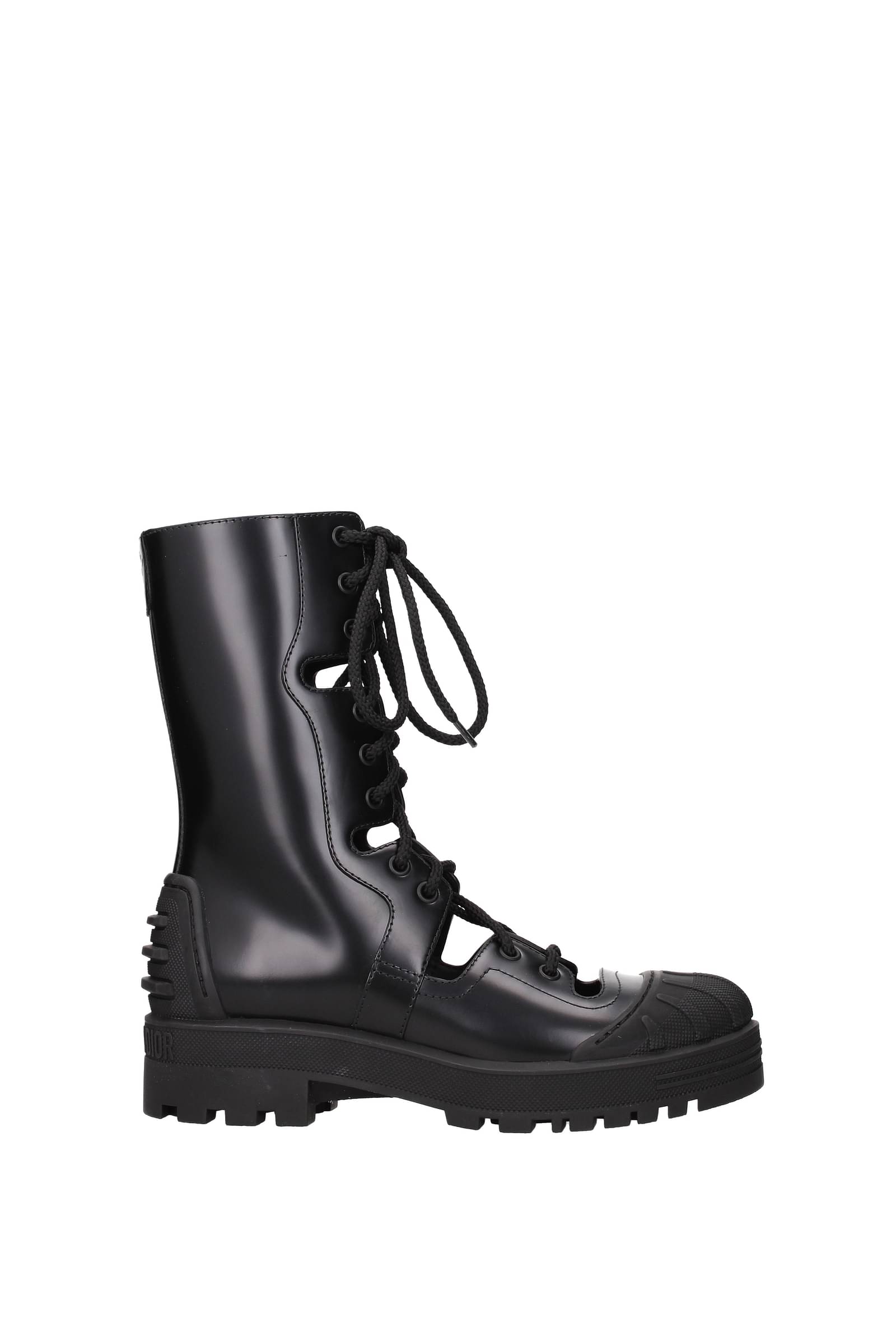 Fashion Dior Christian Dior Black leather ankle boots sz 39UK 6 fysolinevn